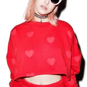 RARE lazy oaf crop sweater